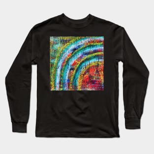 Sacred Heart Bridge - an activated Inner Power Painting Long Sleeve T-Shirt